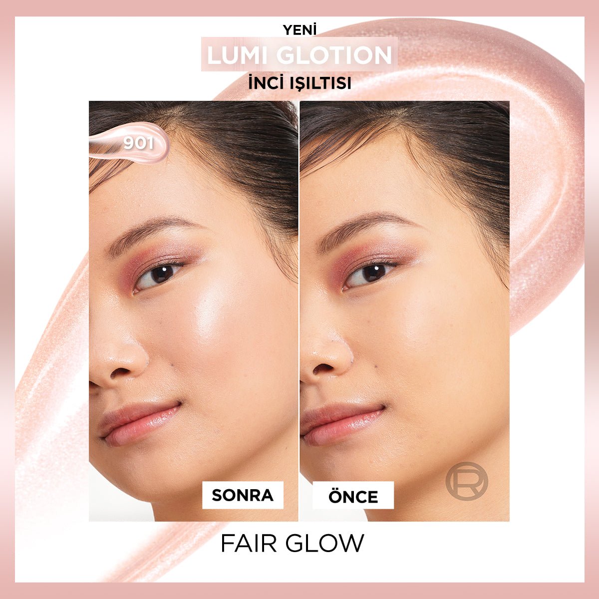 Loreal Paris Glotion All - In - One Doğal Işıltı 901 - Fair Glow 40 ml - Melori