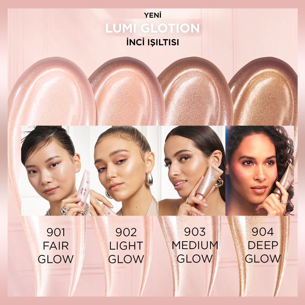 Loreal Paris Glotion All - In - One Doğal Işıltı 903 - Medium Glow - Melori