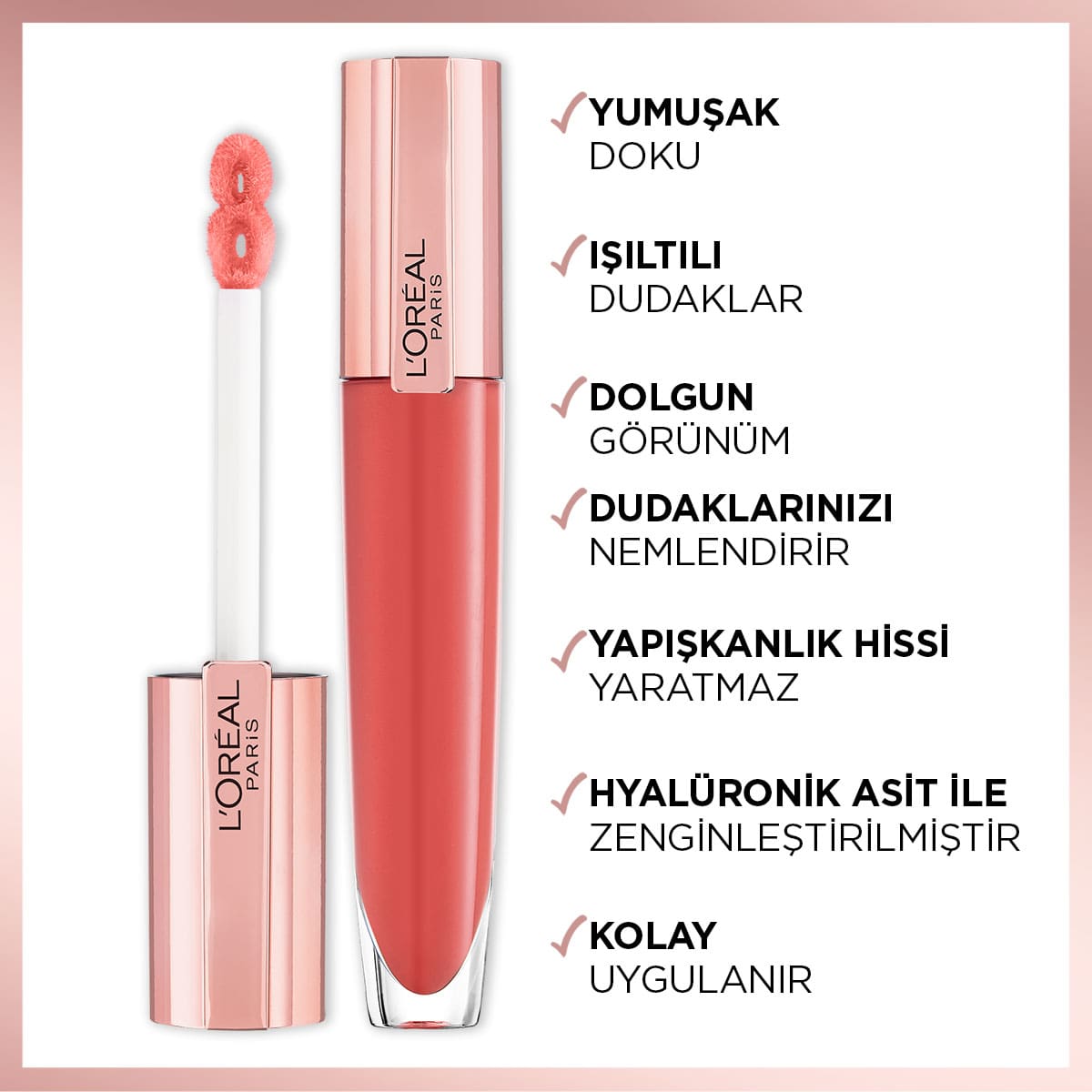 Loreal Paris Glow Paradise Balm in Gloss - Işıltı Veren Parlatıcı 410 I Inflate - Melori