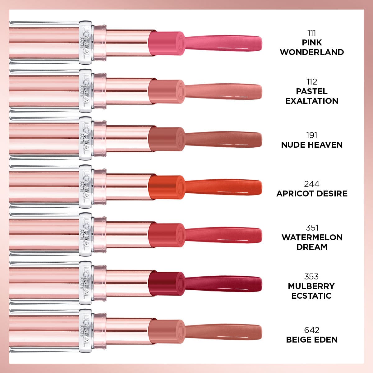 Loreal Paris Glow Paradise Balm - in - Lipstick - Işıltı Veren Ruj 112 Pastel Exaltation - Melori