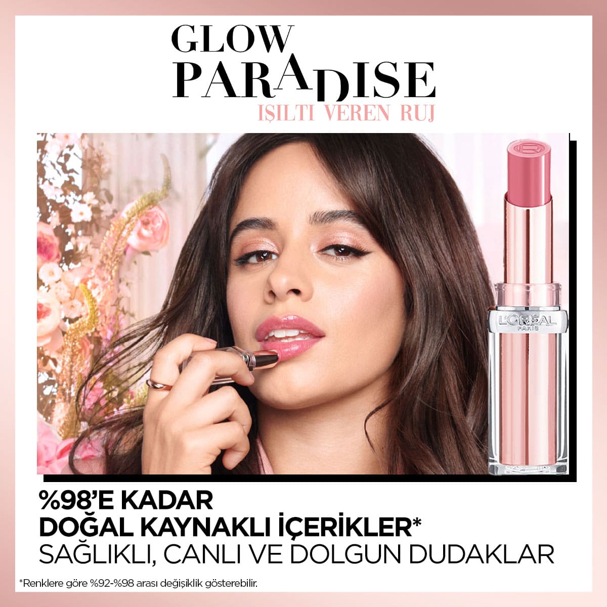 Loreal Paris Glow Paradise Balm - in - Lipstick - Işıltı Veren Ruj 112 Pastel Exaltation - Melori