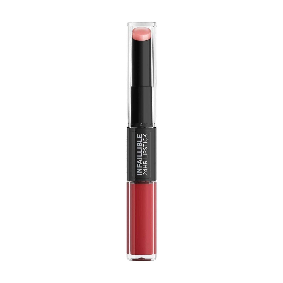 Loreal Paris Infaillible 2 - Step 24 Saat Kalıcı Likit Ruj & Balm - 501 Timeless Red - Melori