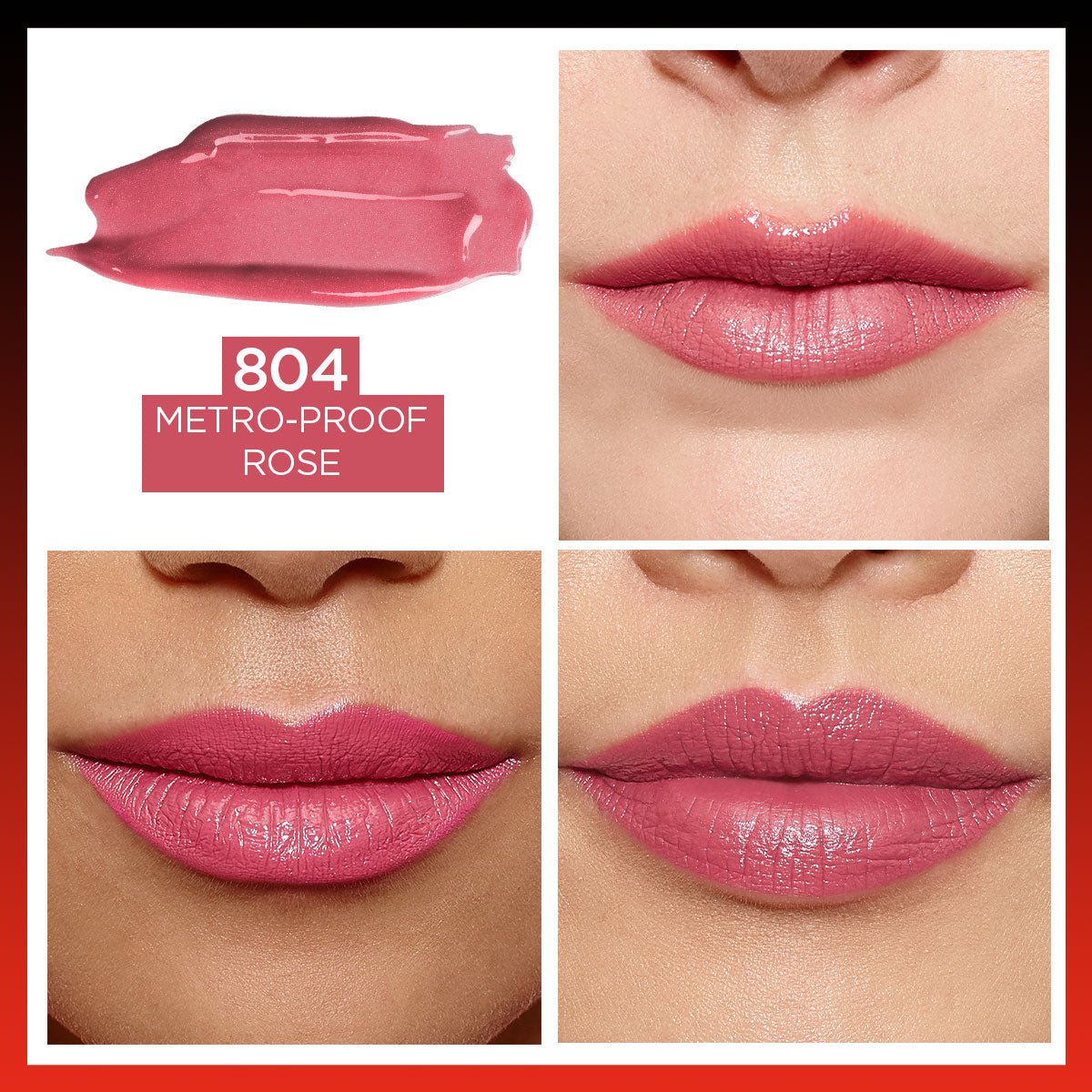 Loreal Paris Infaillible 2 - Step 24 Saat Kalıcı Likit Ruj & Balm - 804 Metro - Proof Rose - Melori