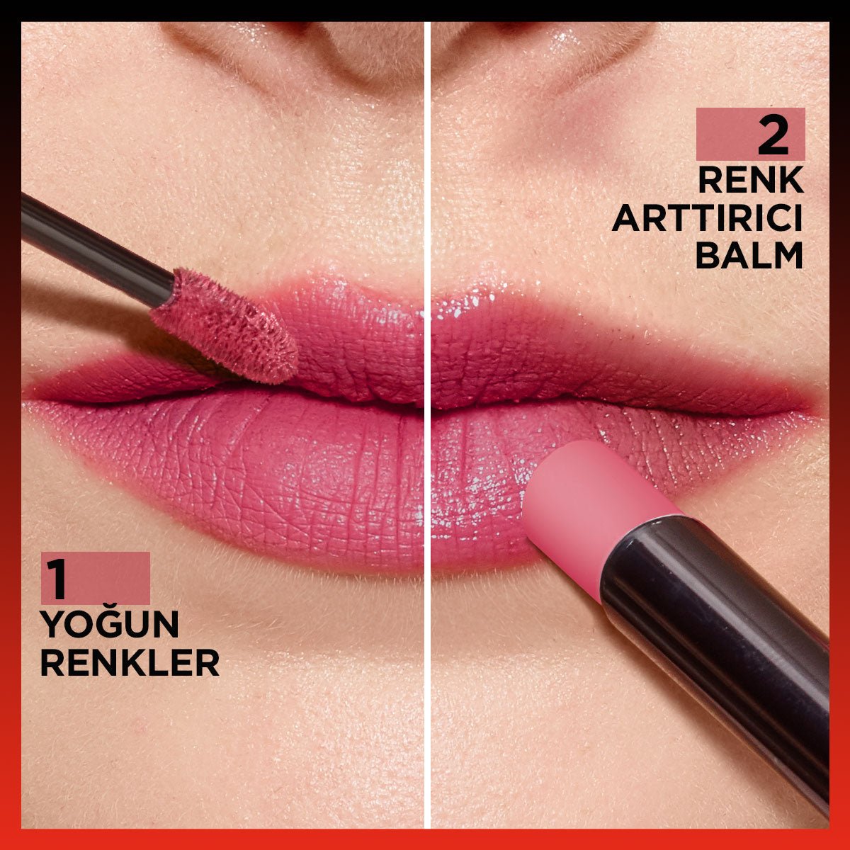 Loreal Paris Infaillible 2 - Step 24 Saat Kalıcı Likit Ruj & Balm - 804 Metro - Proof Rose - Melori