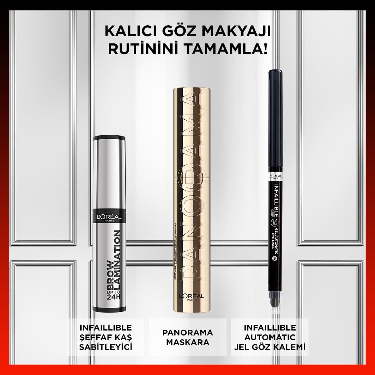 Loreal Paris Infaillible 24H Brow Lamination Şeffaf Kaş Sabitleyici - Melori