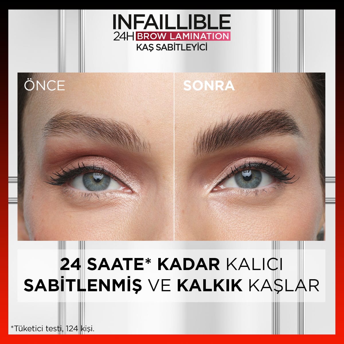Loreal Paris Infaillible 24H Brow Lamination Şeffaf Kaş Sabitleyici - Melori