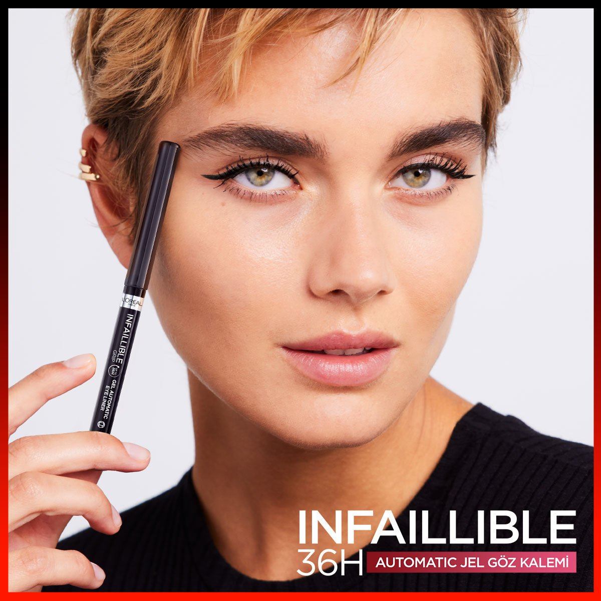 Loreal Paris Infaillible Automatic Jel Göz Kalemi - Yoğun Siyah - Melori