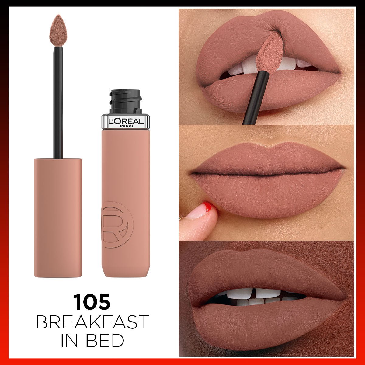Loreal Paris Infaillible Matte Resistance Likit Mat Ruj - 105 Breakfast In Bed - Melori