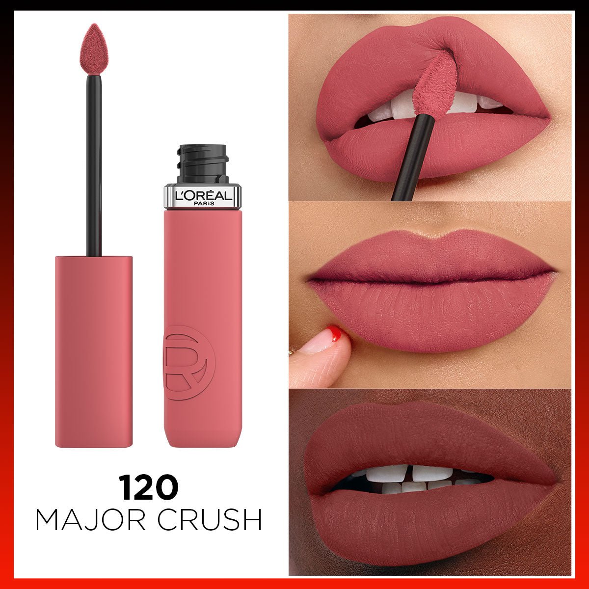 Loreal Paris Infaillible Matte Resistance Likit Mat Ruj - 120 Major Crush - Melori