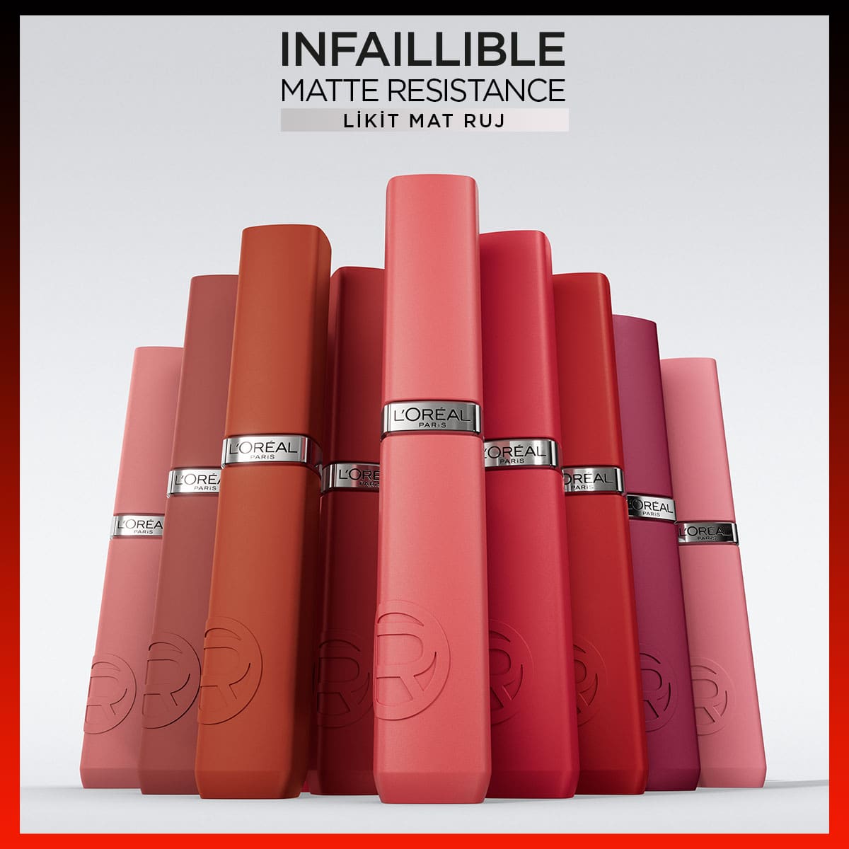 Loreal Paris Infaillible Matte Resistance Likit Mat Ruj - 120 Major Crush - Melori
