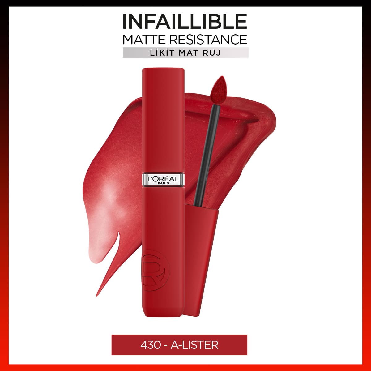 Loreal Paris Infaillible Matte Resistance Likit Mat Ruj - 430 A - Lister - Melori