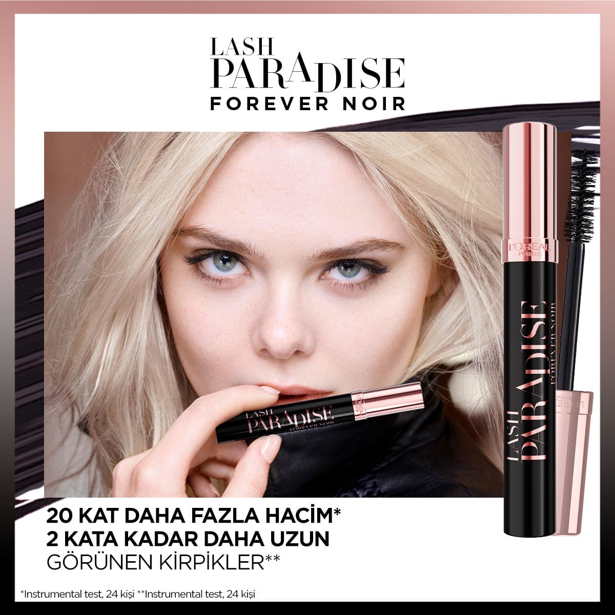 Loreal Paris Lash Paradise Forever Noir Maskara - Melori
