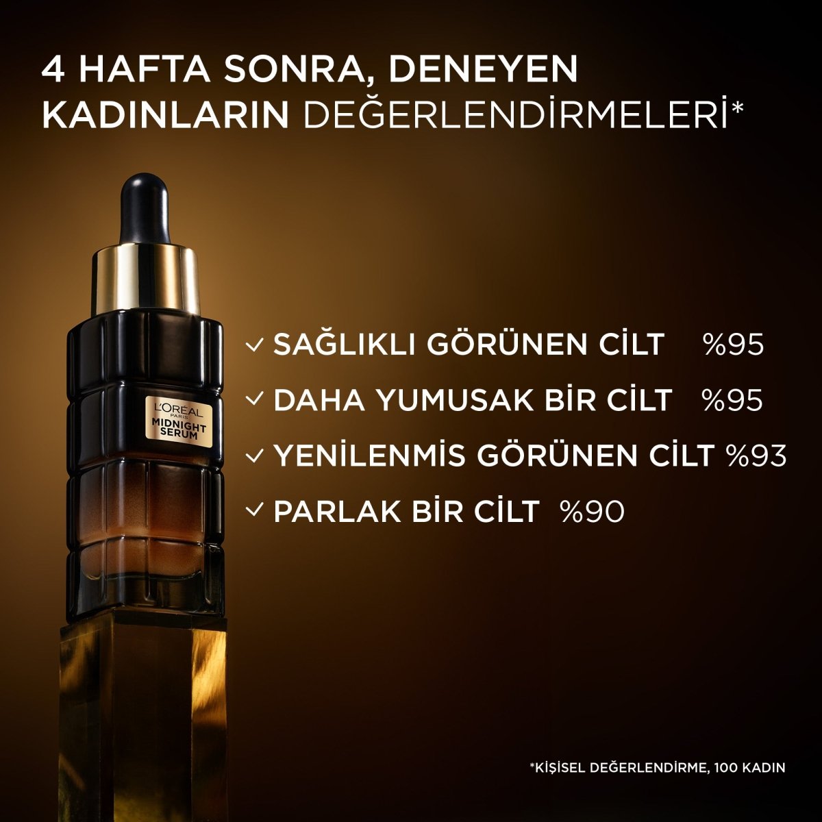 Loreal Paris Midnight Serum Cilt Yenileme & Cilt Görünümü Canlandırma Etkili - 30 ML - Melori