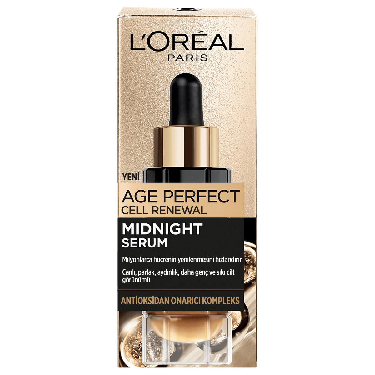 Loreal Paris Midnight Serum Cilt Yenileme & Cilt Görünümü Canlandırma Etkili - 30 ML - Melori