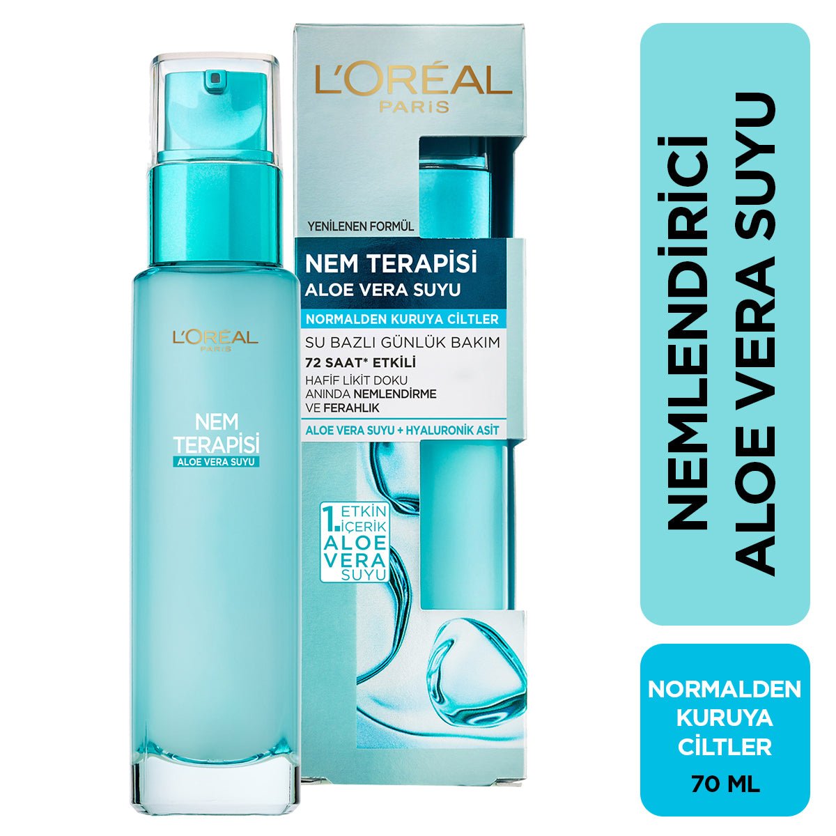 Loreal Paris Nem Terapisi Aloe Vera Suyu Normalden Kuruya Ciltler 70 ml - Melori