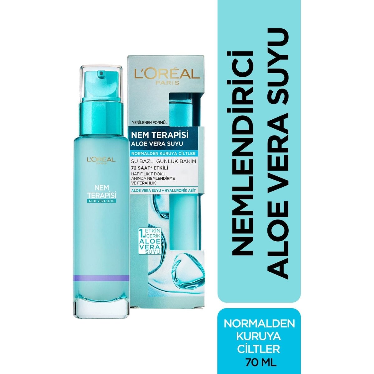 Loreal Paris Nem Terapisi Aloe Vera Suyu Normalden Kuruya Ciltler 70 ml - Melori