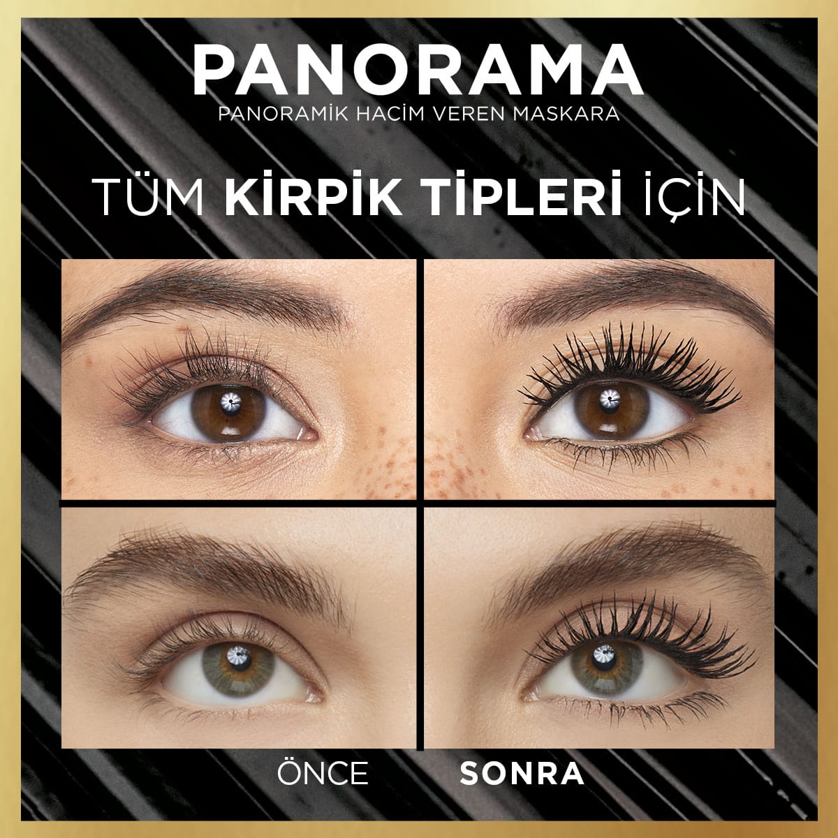Loreal Paris Panorama Hacim Veren Maskara Siyah - Melori