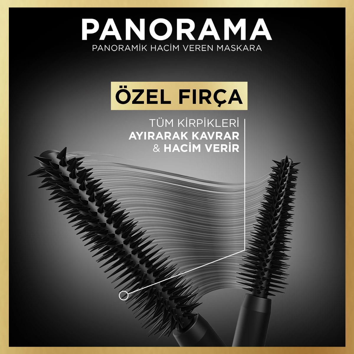 Loreal Paris Panorama Hacim Veren Maskara Siyah - Melori