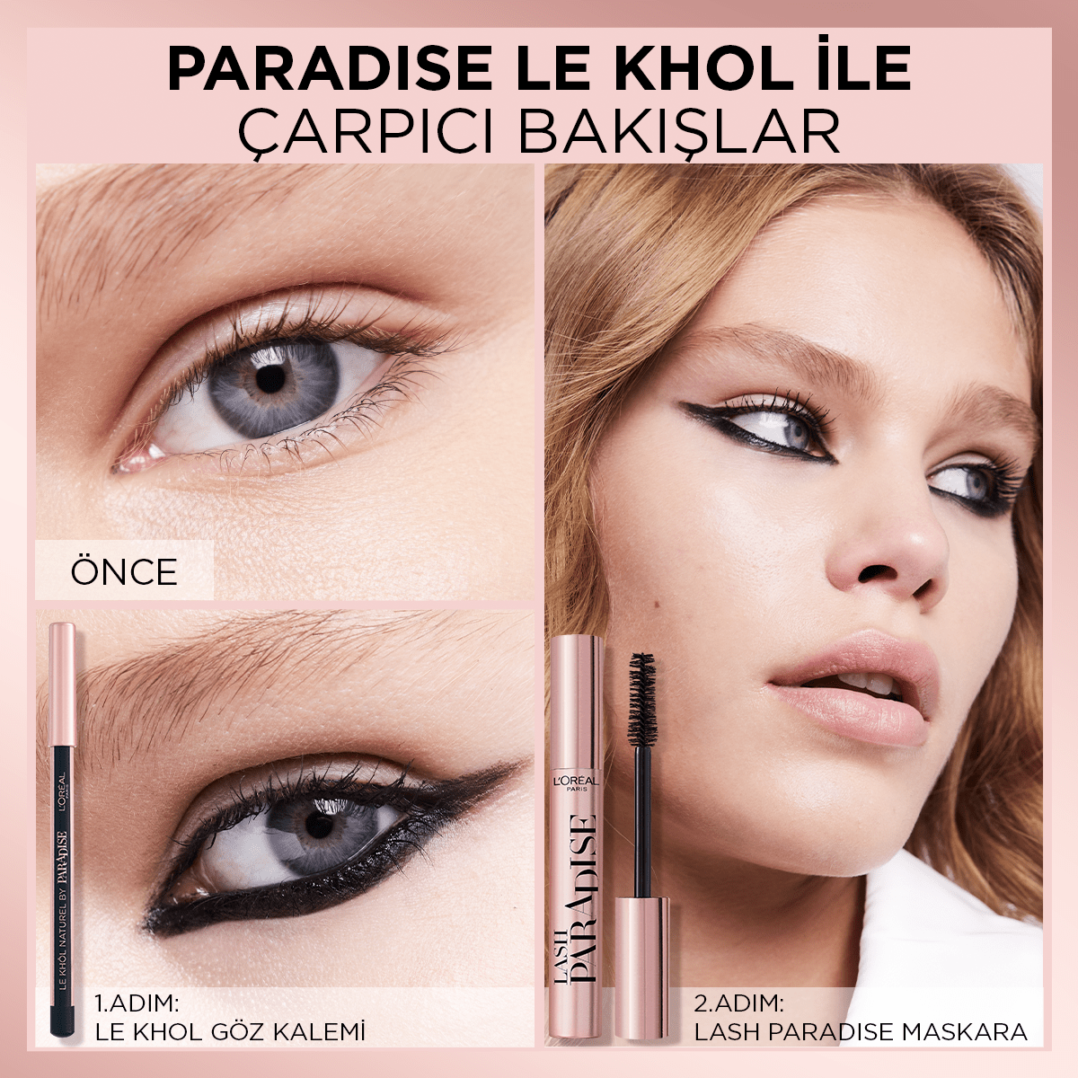 Loreal Paris Paradise Le Khol Göz Kalemi 102 Pure Espresso Kahverengi Göz Kalemi - Melori