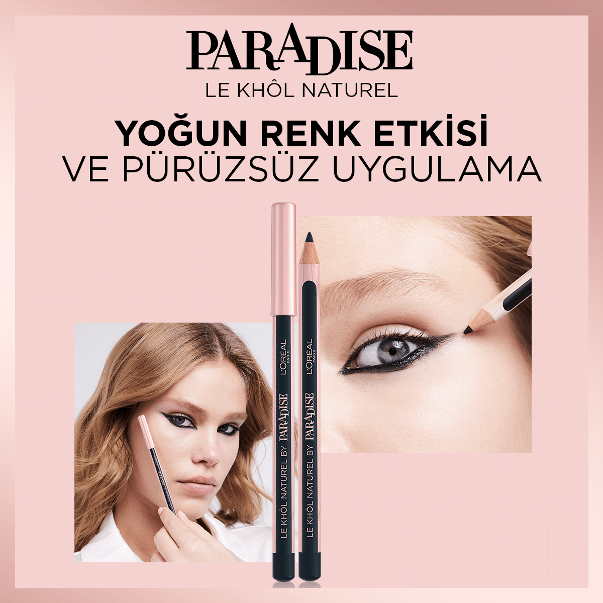 Loreal Paris Paradise Le Khol Göz Kalemi 102 Pure Espresso Kahverengi Göz Kalemi - Melori