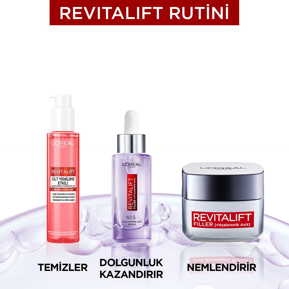 Loreal Paris Revitalift Cilt Yenileme Etkili Temizleme Jeli 150ML - Glikolik Asit - Melori