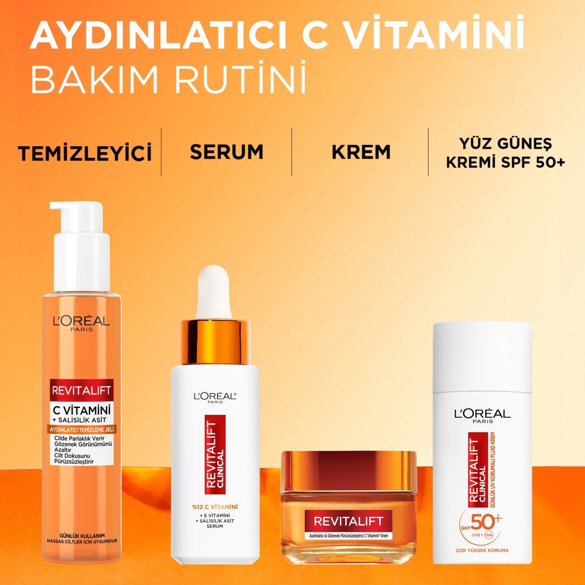 Loreal Paris Revitalift Clinical Aydınlatıcı & Gözenek Pürüzsüzleştirici C Vitamini Krem - Melori