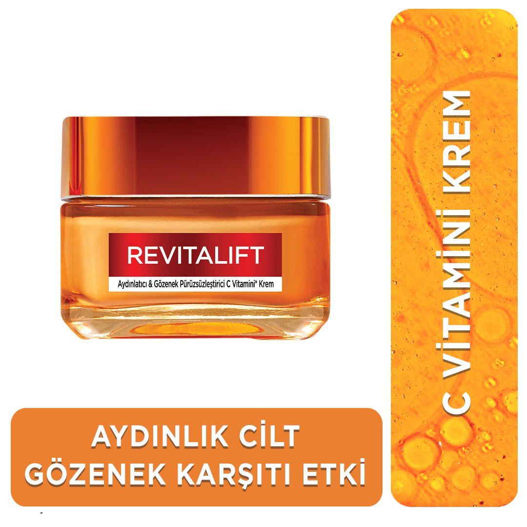 Loreal Paris Revitalift Clinical Aydınlatıcı & Gözenek Pürüzsüzleştirici C Vitamini Krem - Melori