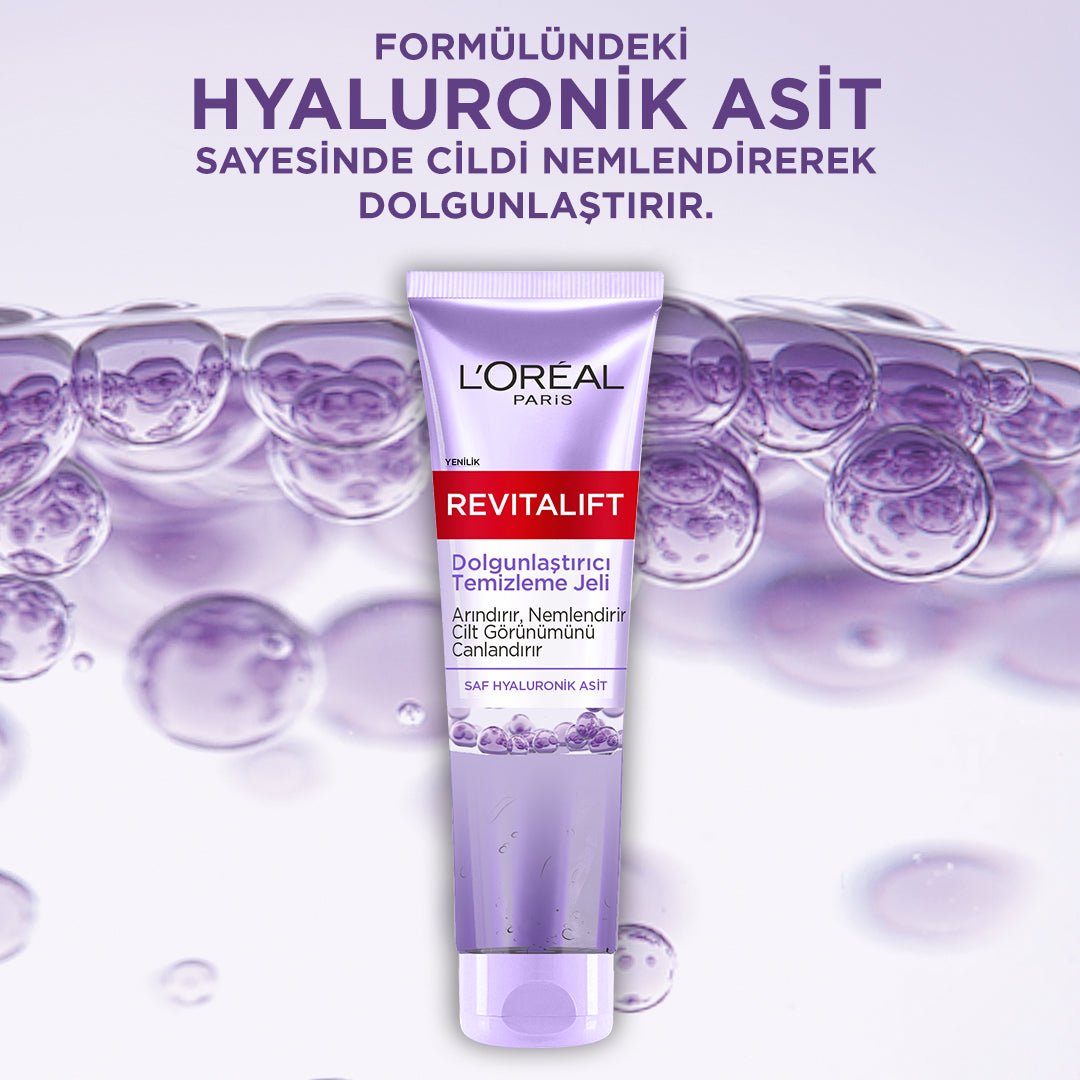Loreal Paris Revitalift Dolgunlaştırıcı Temizleme Jeli 150ml - Hyaluronik Asit - Melori