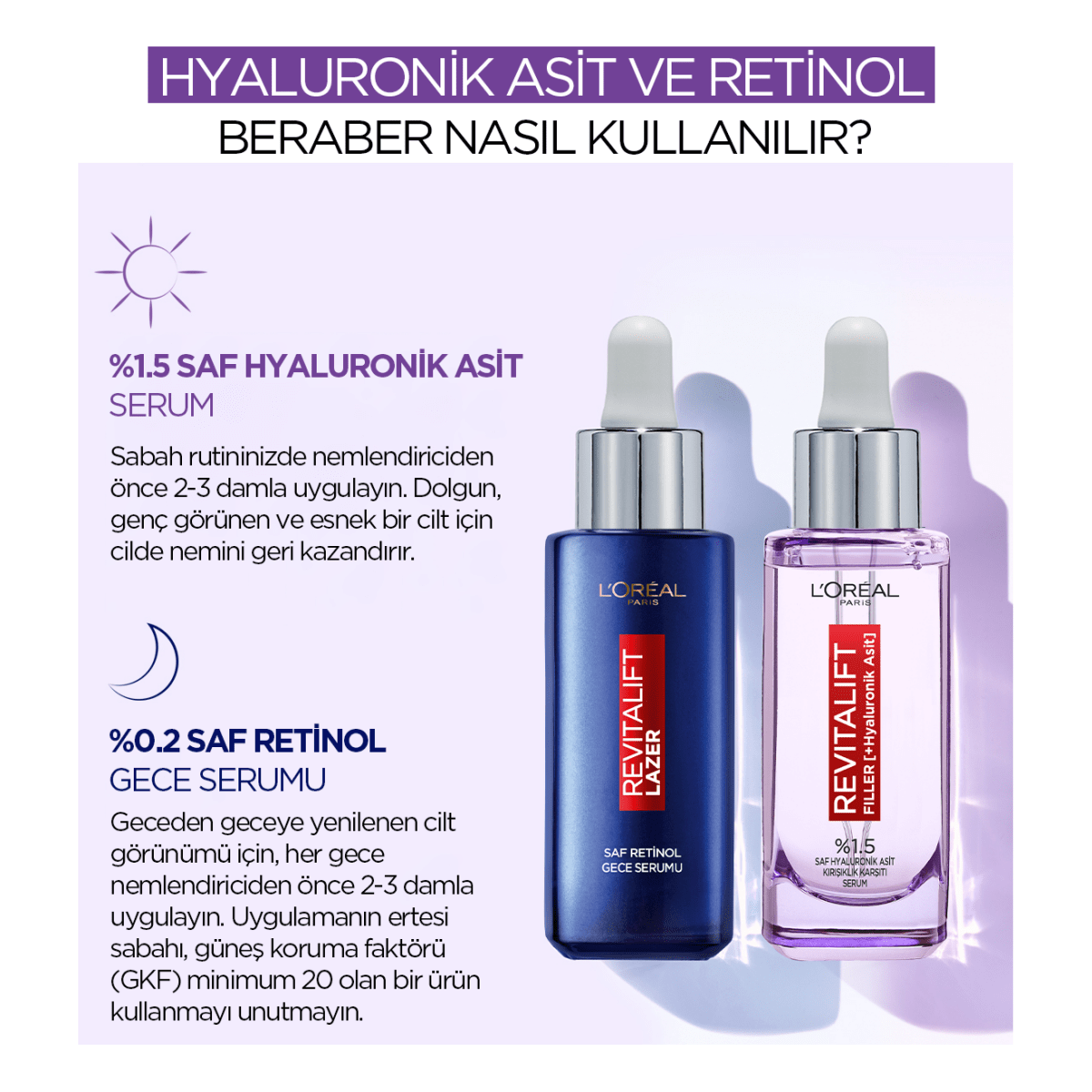 Loreal Paris Revitalift Filler %1.5 Saf Hyaluronik Asit Kırışıklık Karşıtı Serum - 30 ML - Melori