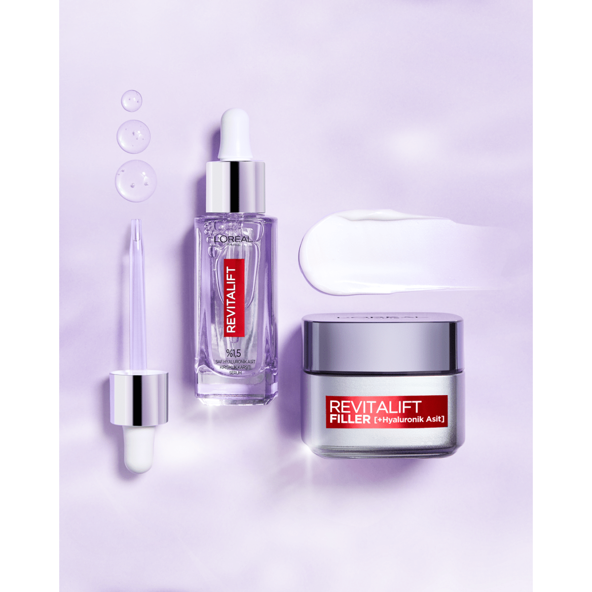 Loreal Paris Revitalift Filler %1.5 Saf Hyaluronik Asit Kırışıklık Karşıtı Serum - 30 ML - Melori