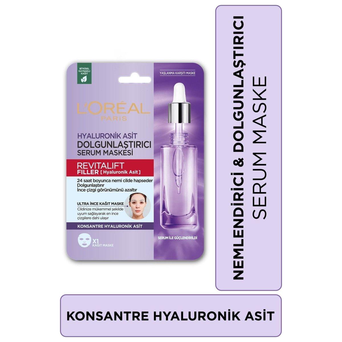 Loreal Paris Revitalift Filler Dolgunlaştırıcı Serum Maske - Melori