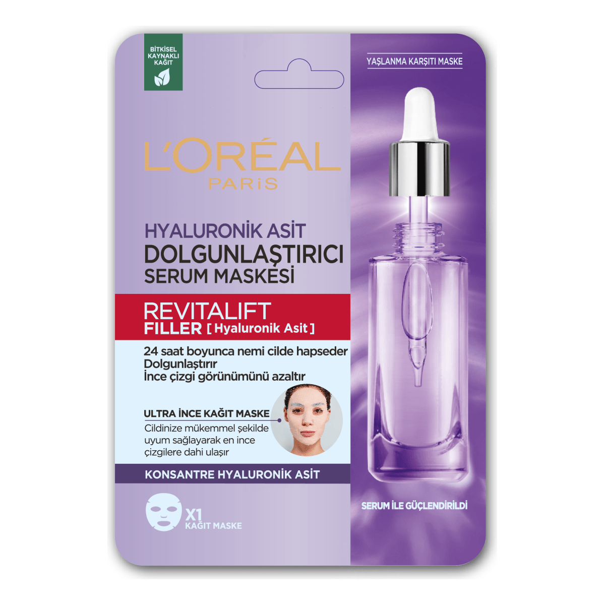 Loreal Paris Revitalift Filler Dolgunlaştırıcı Serum Maske - Melori