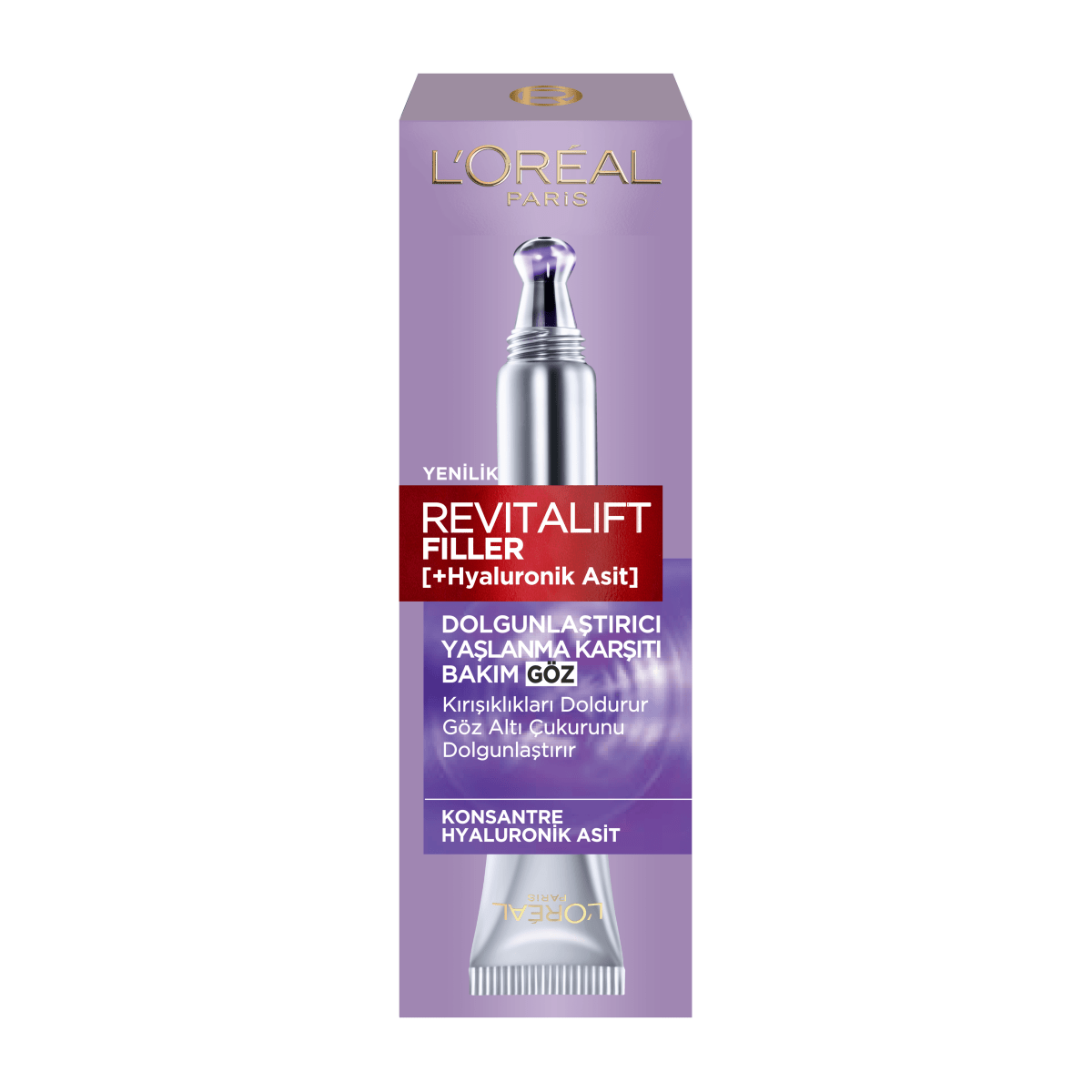 Loreal Paris Revitalift Filler Dolgunlaştırıcı Yaşlanma Karşıtı Göz Bakım Kremi 15ml - Hyaluronik Asit - Melori