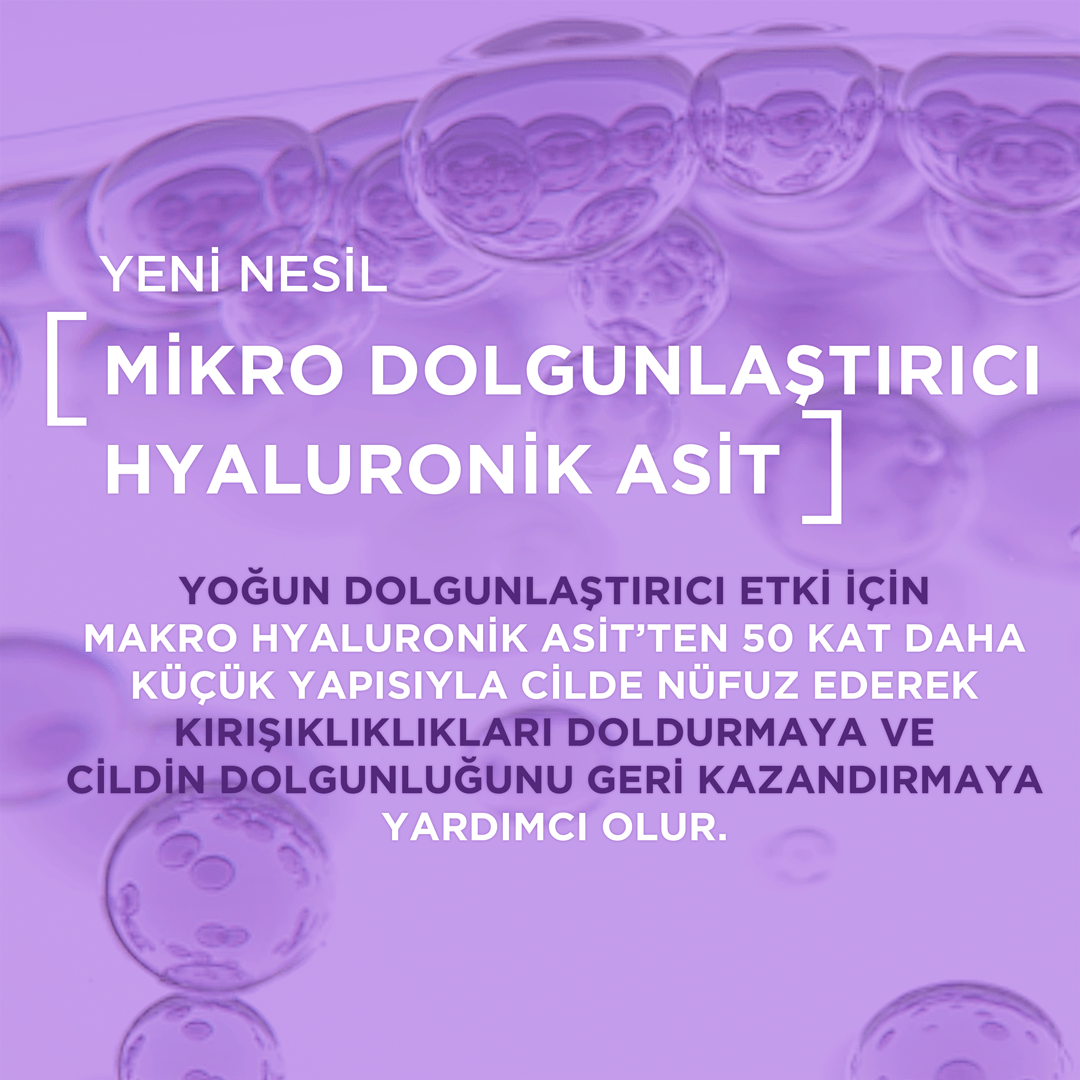 Loreal Paris Revitalift Filler Yoğun Dolgunlaştırıcı Yaşlanma Karşıtı Gece Kremi 50ml - Hyaluronik Asit - Melori