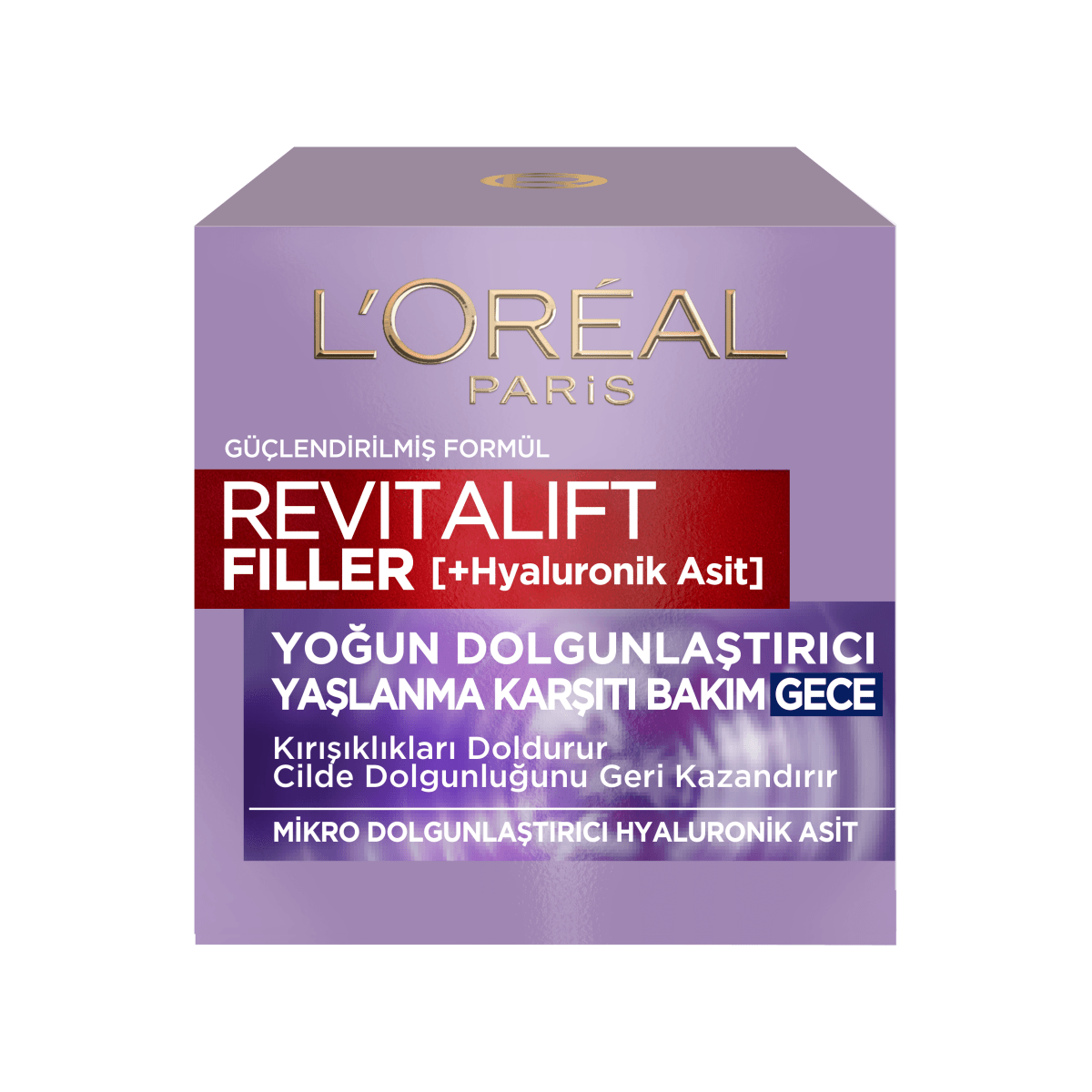 Loreal Paris Revitalift Filler Yoğun Dolgunlaştırıcı Yaşlanma Karşıtı Gece Kremi 50ml - Hyaluronik Asit - Melori