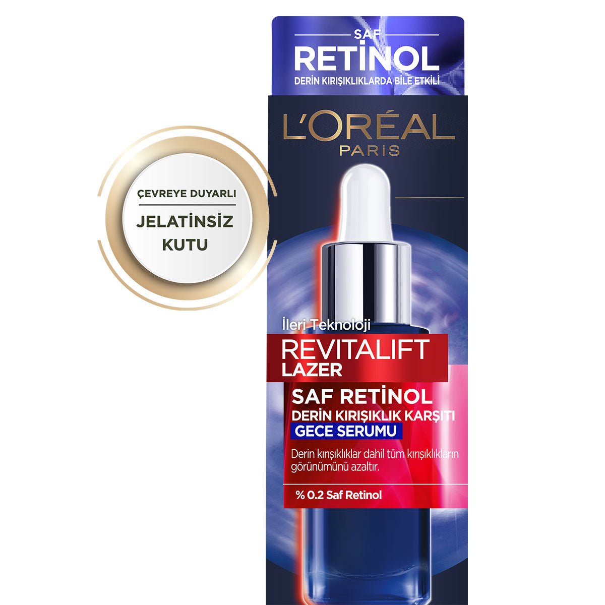 Loreal Paris Revitalift Lazer Saf Retinol Gece Serumu 30 ml - Melori