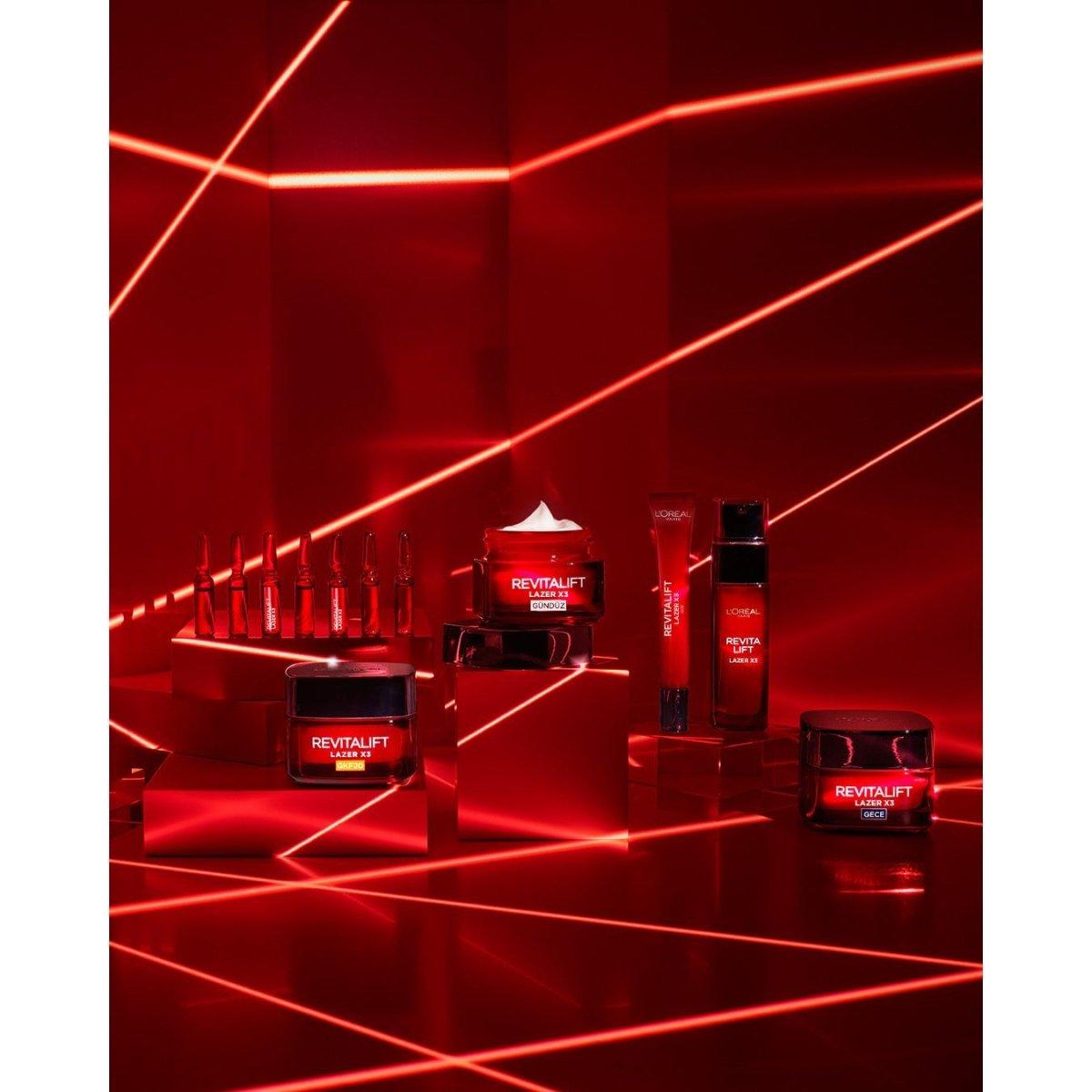 Loreal Paris Revitalift Lazer X3 Yoğun Yaşlanma Karşıtı Gündüz Bakım Kremi 50 ml - Melori