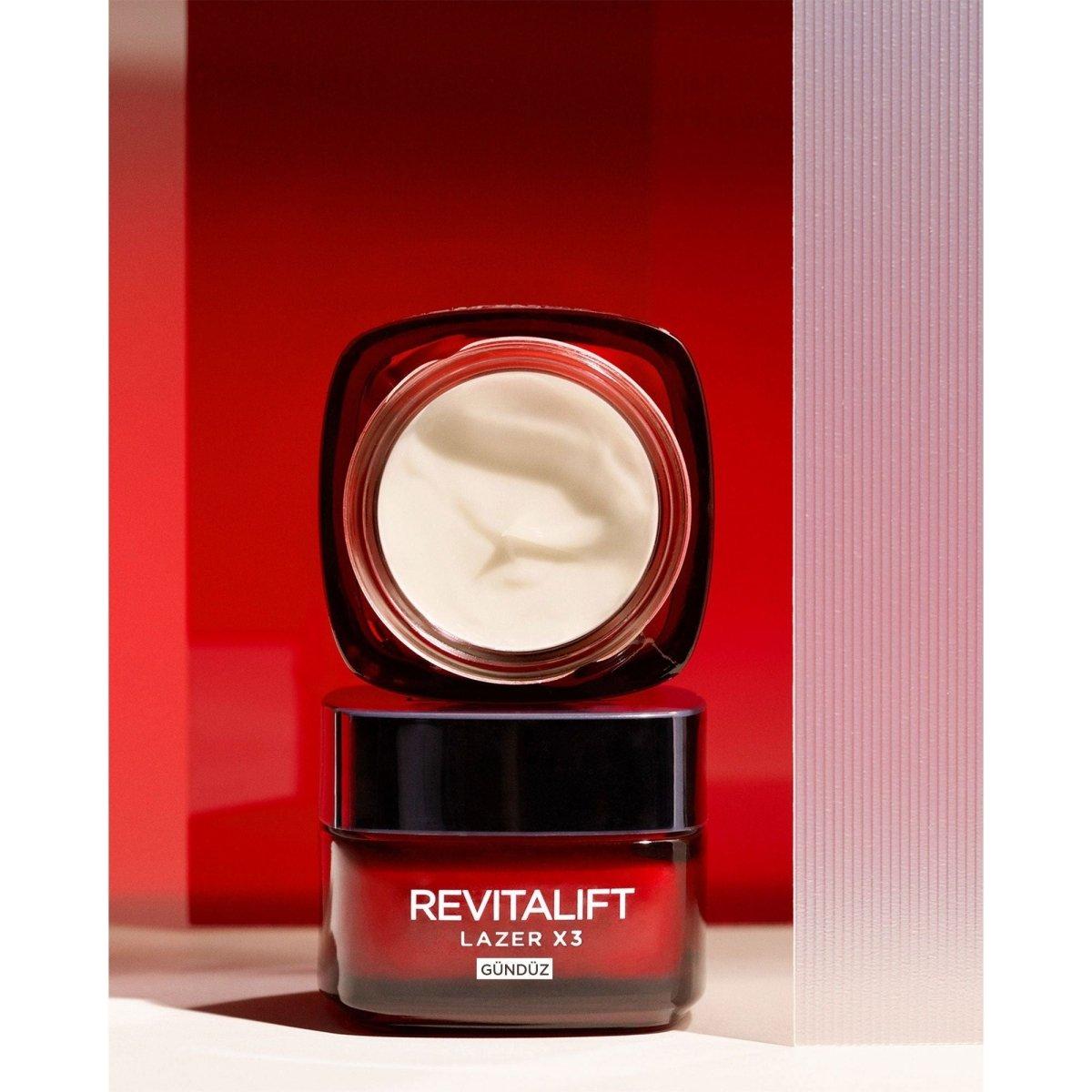 Loreal Paris Revitalift Lazer X3 Yoğun Yaşlanma Karşıtı Gündüz Bakım Kremi 50 ml - Melori