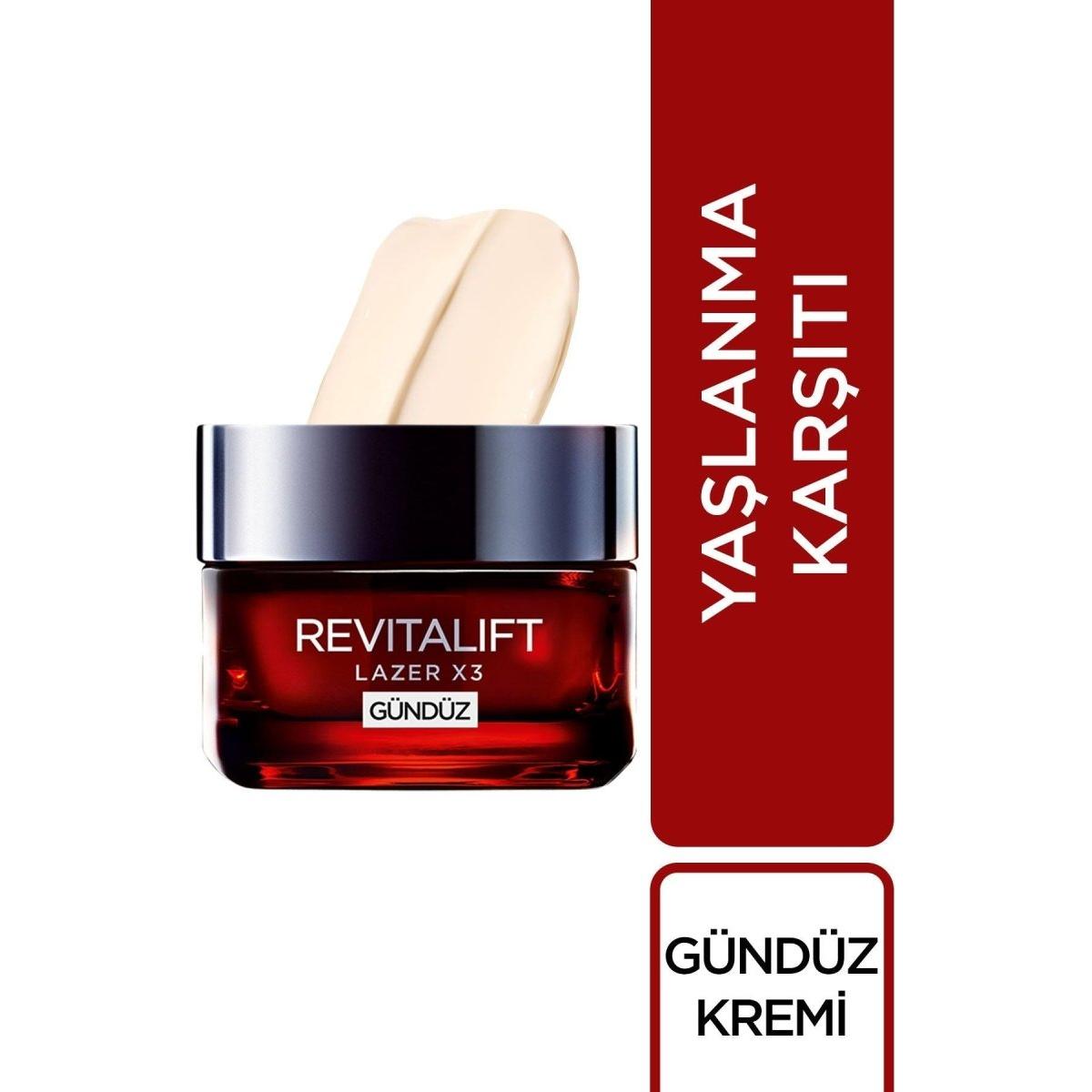 Loreal Paris Revitalift Lazer X3 Yoğun Yaşlanma Karşıtı Gündüz Bakım Kremi 50 ml - Melori