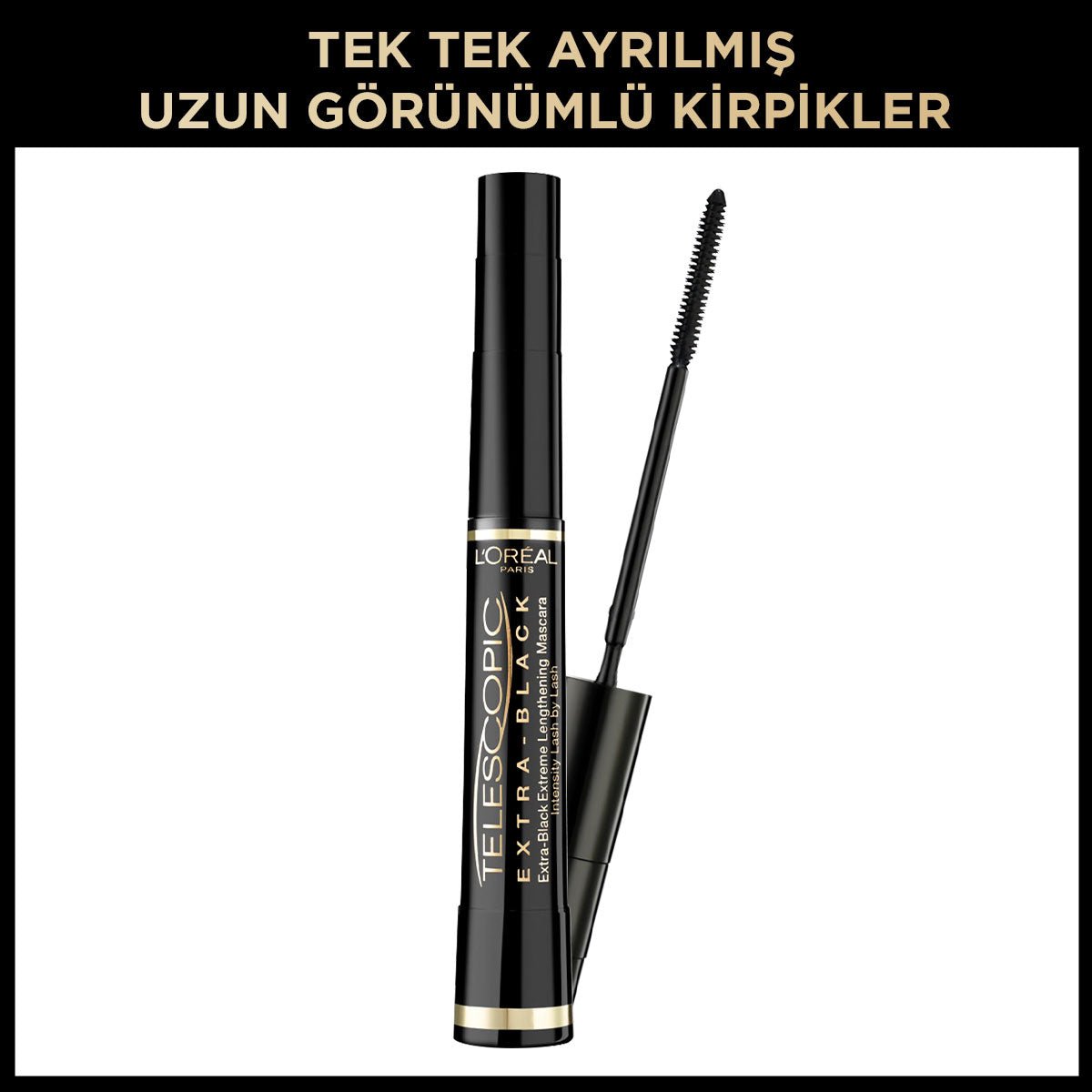 Loreal Paris Telescopic Carbon Black Maskara - Siyah - Melori