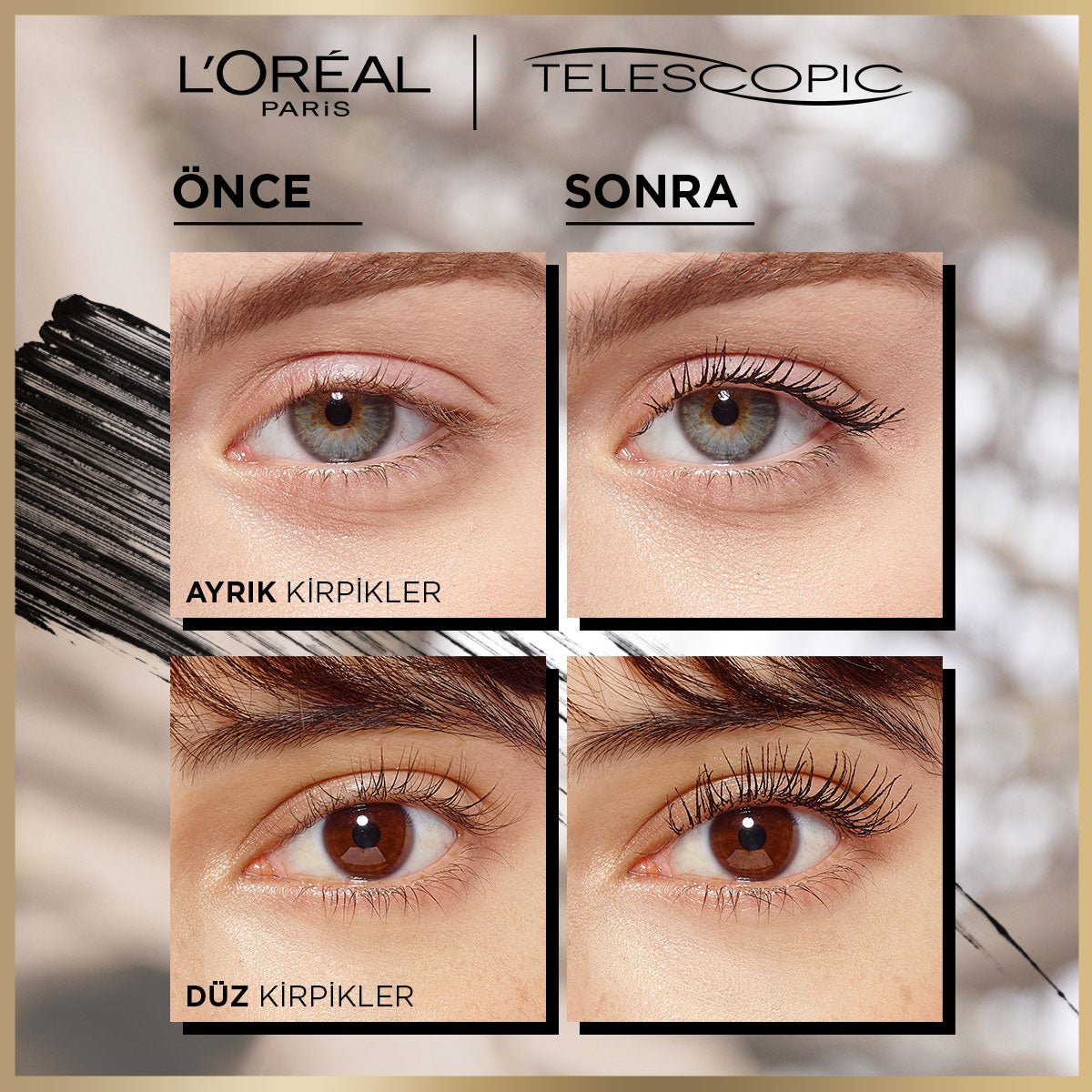 Loreal Paris Telescopic Maskara - Siyah - Melori