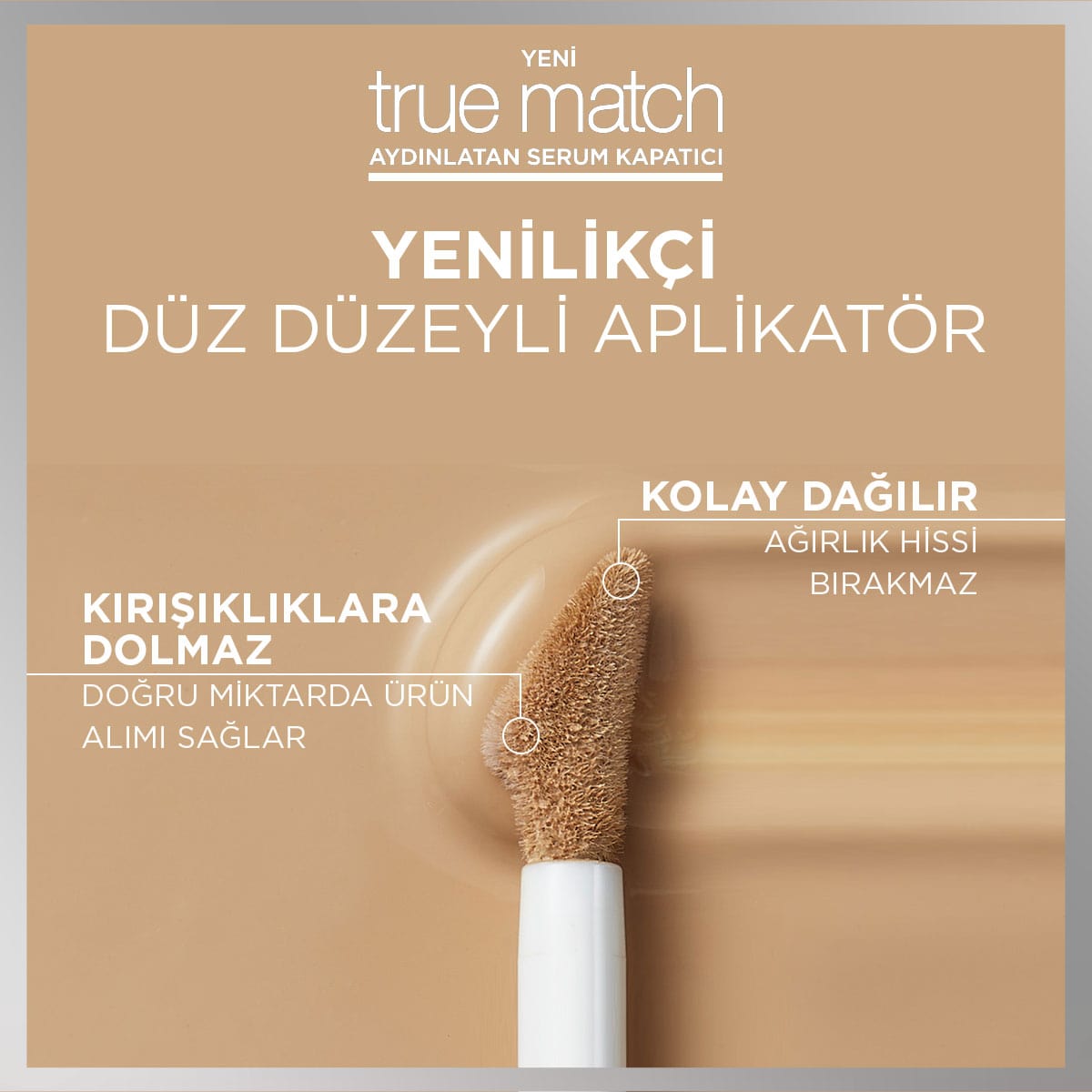 Loreal Paris True Match Aydınlatan Serum Kapatıcı - 4D Light Medium 11 ml - Melori