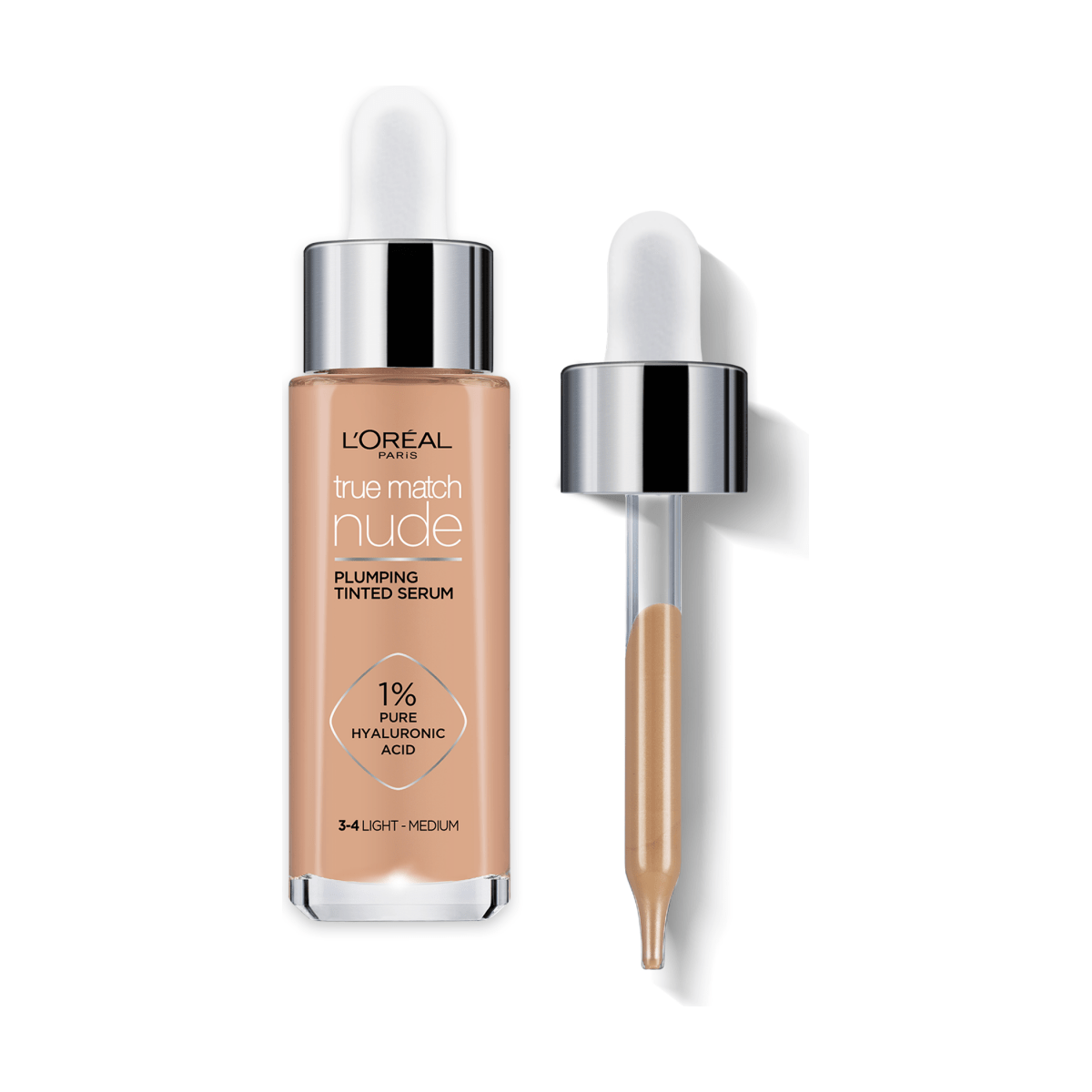 Loreal Paris True Match Nude Fondöten Serum 3 - 4 Light Medium - Melori