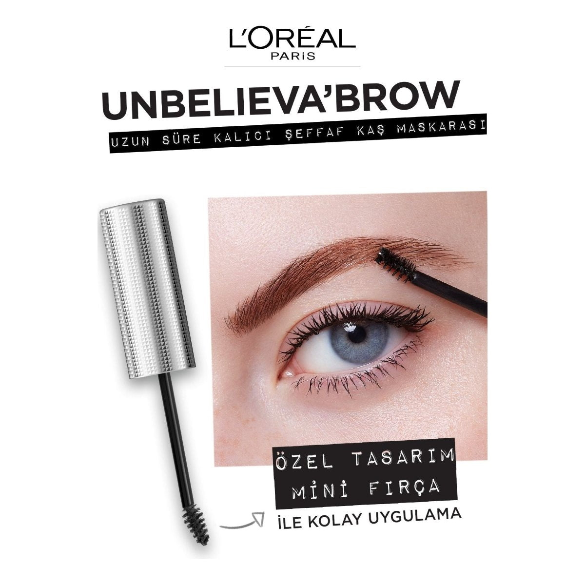 Loreal Paris Unbelieva Brow Uzun Süre Kalıcı Şeffaf Kaş Maskarası - Melori