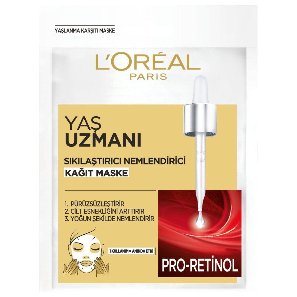 Loreal Paris Yaş Uzmanı Sıkılaştırıcı & Nemlendirici Kağıt Maske - Melori