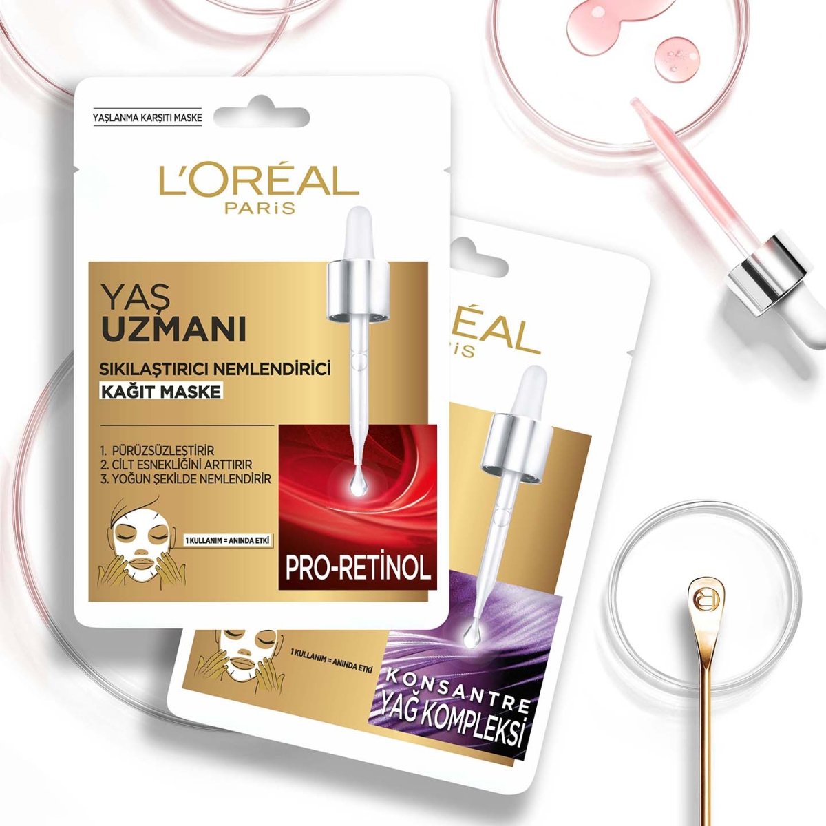 Loreal Paris Yaş Uzmanı Sıkılaştırıcı & Nemlendirici Kağıt Maske - Melori