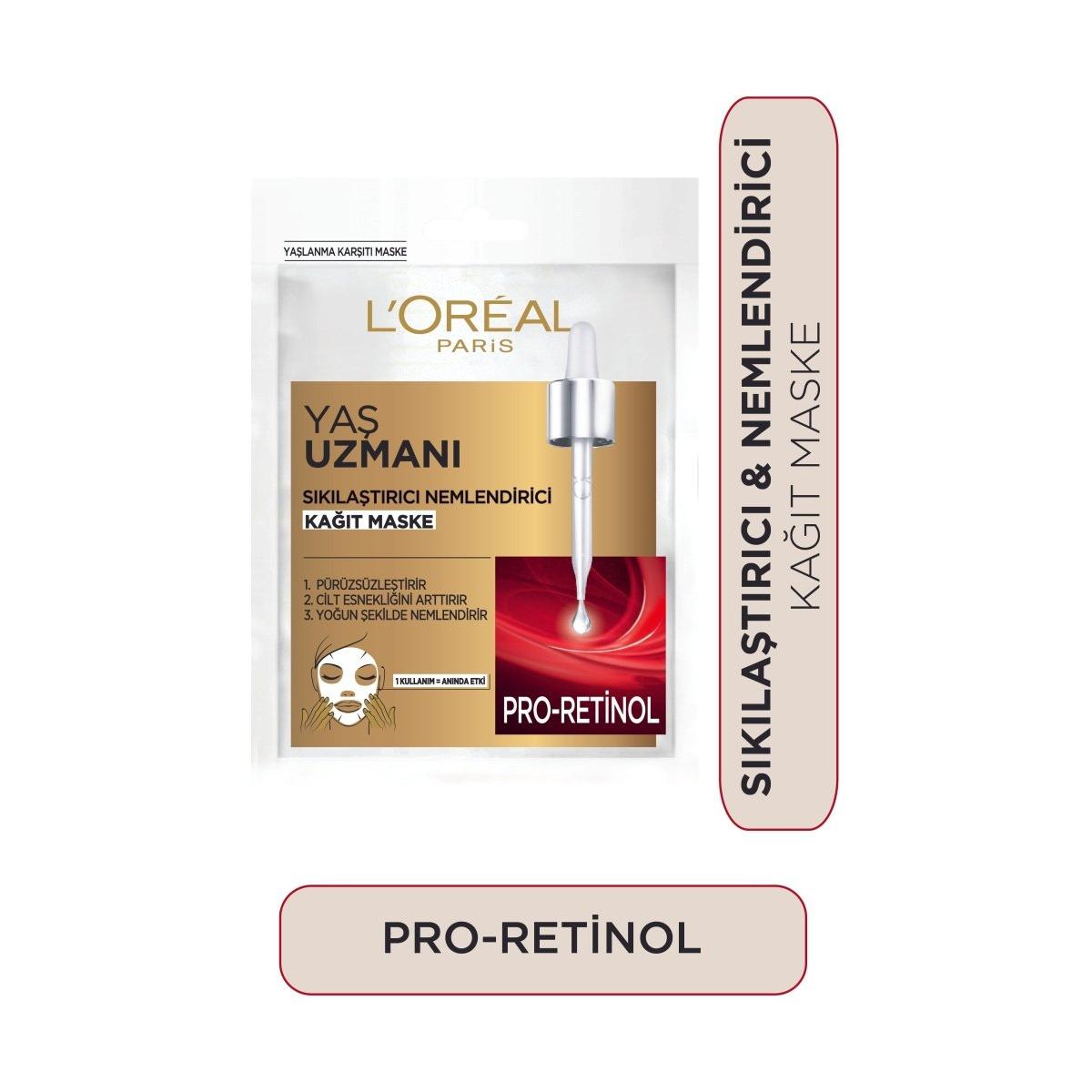 Loreal Paris Yaş Uzmanı Sıkılaştırıcı & Nemlendirici Kağıt Maske - Melori