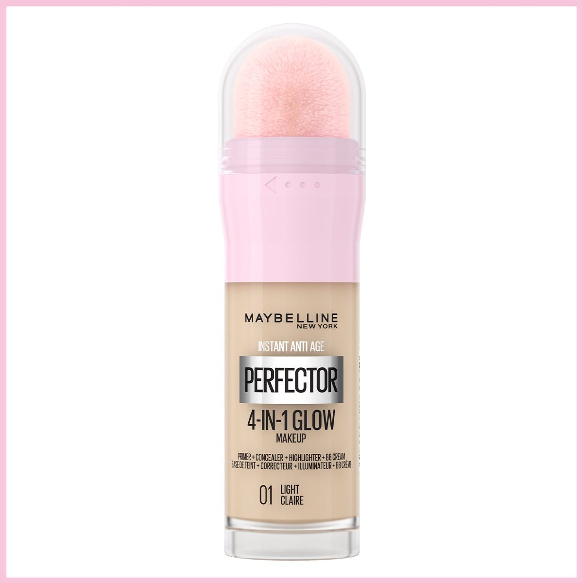 Maybelline Instant Perfector Glow 4 Etki 1 Arada Fondöten - 01 Light - Melori