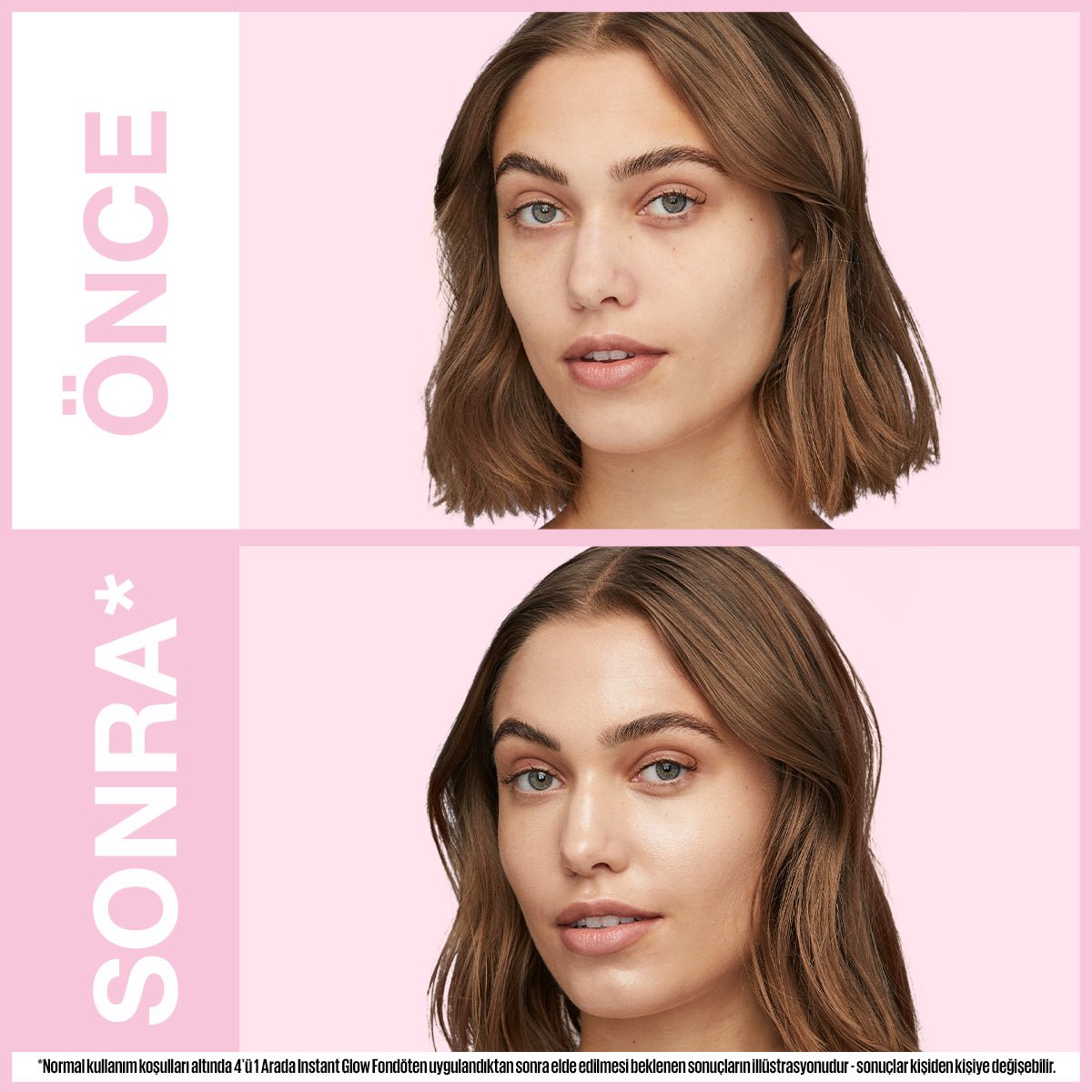 Maybelline Instant Perfector Glow 4 Etki 1 Arada Fondöten - 01 Light - Melori