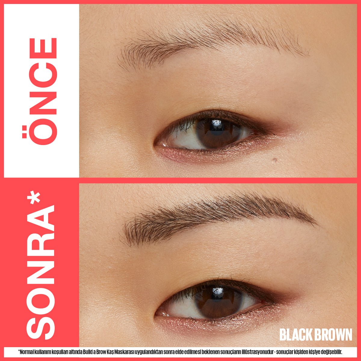 Maybelline New York Build a Brow 2in1 Kaş Kalemi ve Jeli Black Brown - Melori